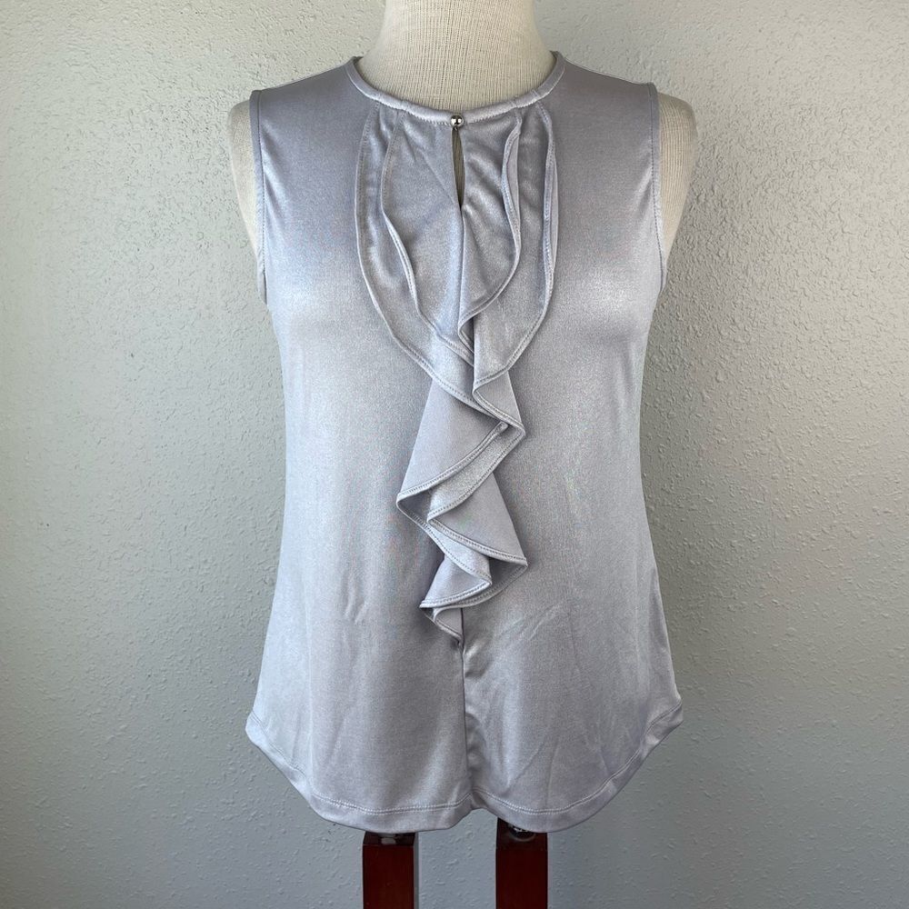 Christopher & Banks Sleeveless Blouse Top Size S EUC